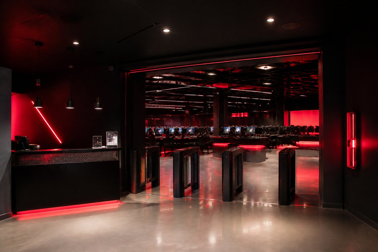 Entrance of CLUTCHROOM PC CLUB